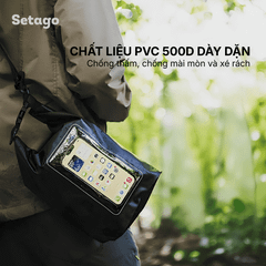 Túi chống nước AquaZip - quai chéo 2L/5L, nhỏ gọn, chống thấm