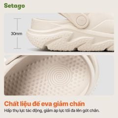 Dép sục Coqui Walk đúc nguyên khối êm ái kháng khuẩn