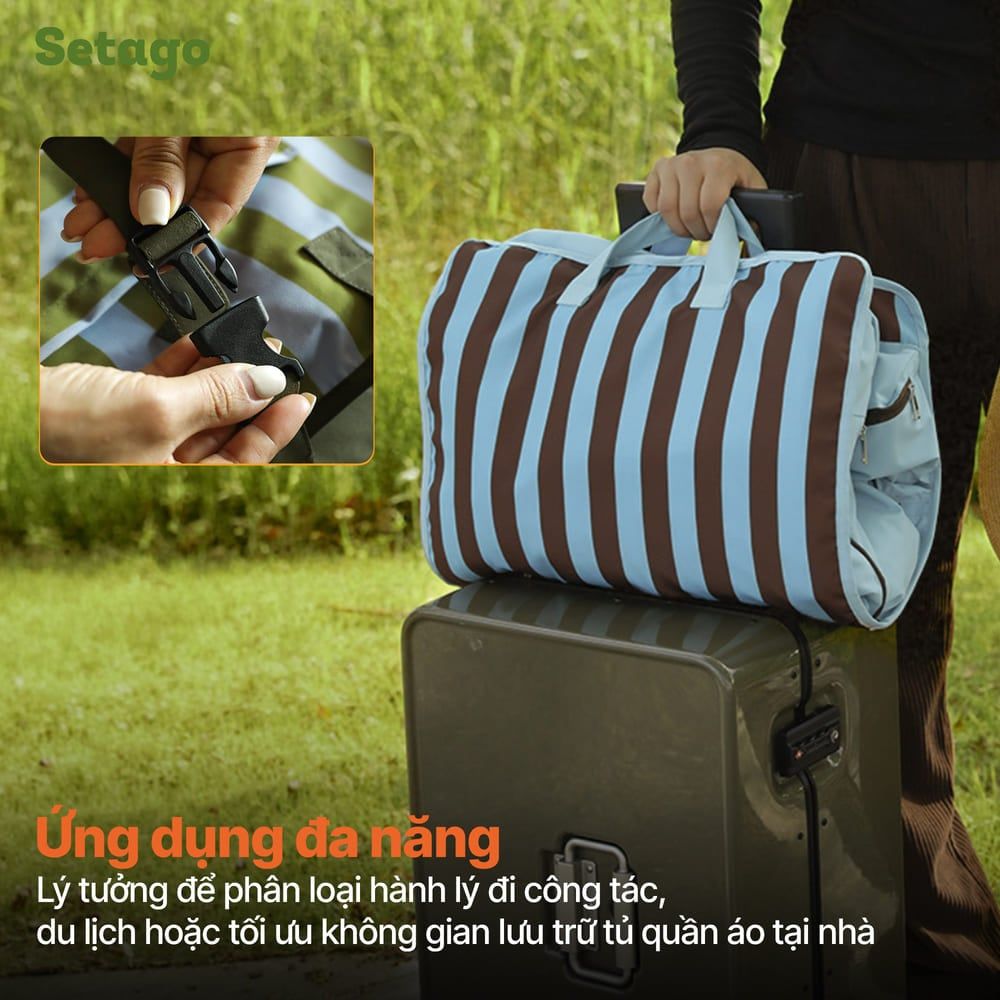 Túi xếp đồ vali du lịch, công tác Vibe Pack tiện lợi, gọn gàng, cao cấp