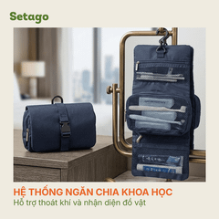 Túi xếp phụ kiện, mỹ phẩm du lịch, dã ngoại Base Roll gọn nhẹ, tiện lợi, đa năng