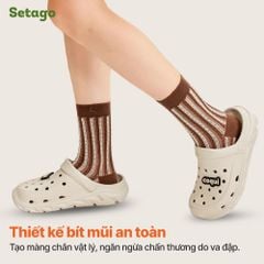 Dép sục Coqui Walk đúc nguyên khối êm ái kháng khuẩn