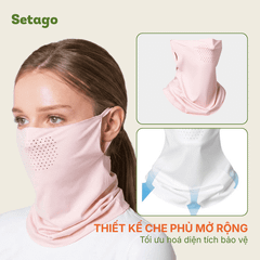 Khẩu trang chống nắng mùa hè Ice Mask đa năng, mỏng nhẹ, siêu thoáng mát, du lịch, dã ngoại, phượt, lái xe