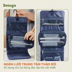 Túi xếp phụ kiện, mỹ phẩm du lịch, dã ngoại Base Roll gọn nhẹ, tiện lợi, đa năng