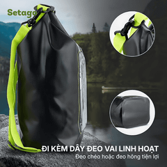 Túi chống nước AquaZip - quai chéo 2L/5L, nhỏ gọn, chống thấm