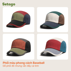 Mũ lưỡi trai Tyro 5-Panel phối màu Baseball