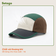 Mũ lưỡi trai Tyro 5-Panel phối màu Baseball