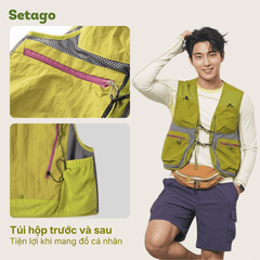 Áo khoác gile Setago Gobi mỏng nhẹ đa năng