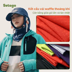 Áo khoác Sven Waffle mỏng nhẹ chống nắng