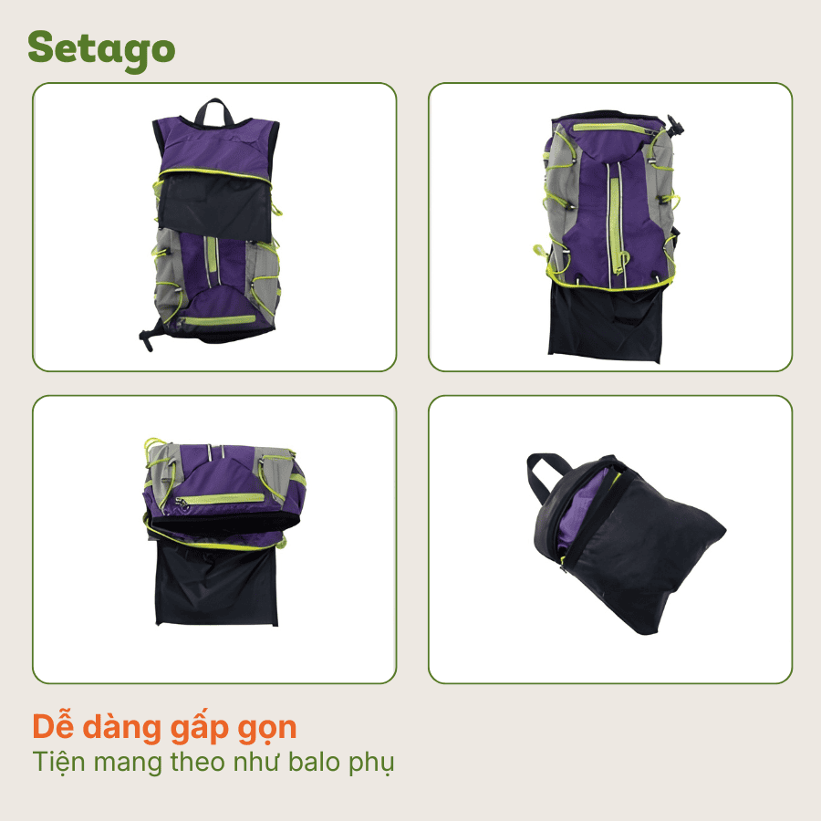 Balo chạy trail Loki 15L siêu nhẹ gấp gọn