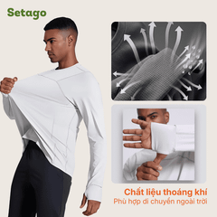 Áo thể thao Andes dài tay chống nắng nhanh khô