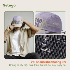 Mũ lưỡi trai Go One More vành ngắn siêu nhẹ