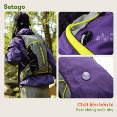 Balo chạy trail Loki 15L siêu nhẹ gấp gọn
