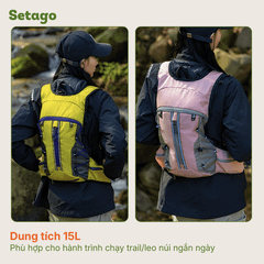 Balo chạy trail Loki 15L siêu nhẹ gấp gọn