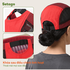 Mũ lưỡi trai Colorun 5-panel vành ngắn thoáng khí