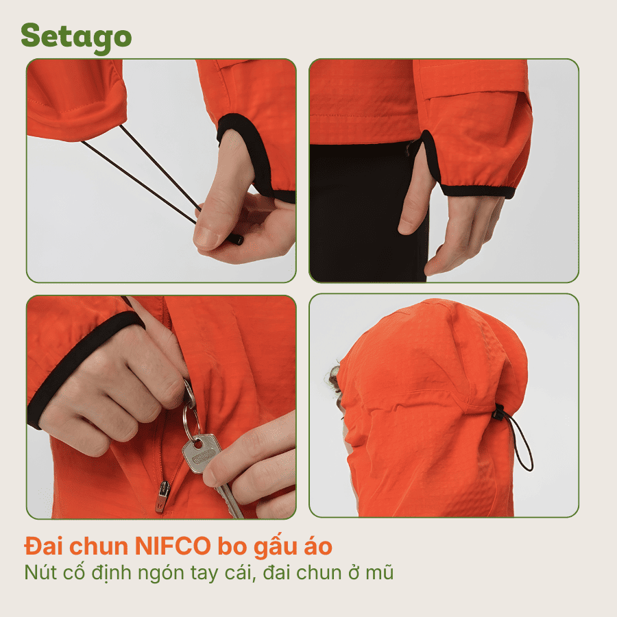 Áo khoác Sven Waffle mỏng nhẹ chống nắng