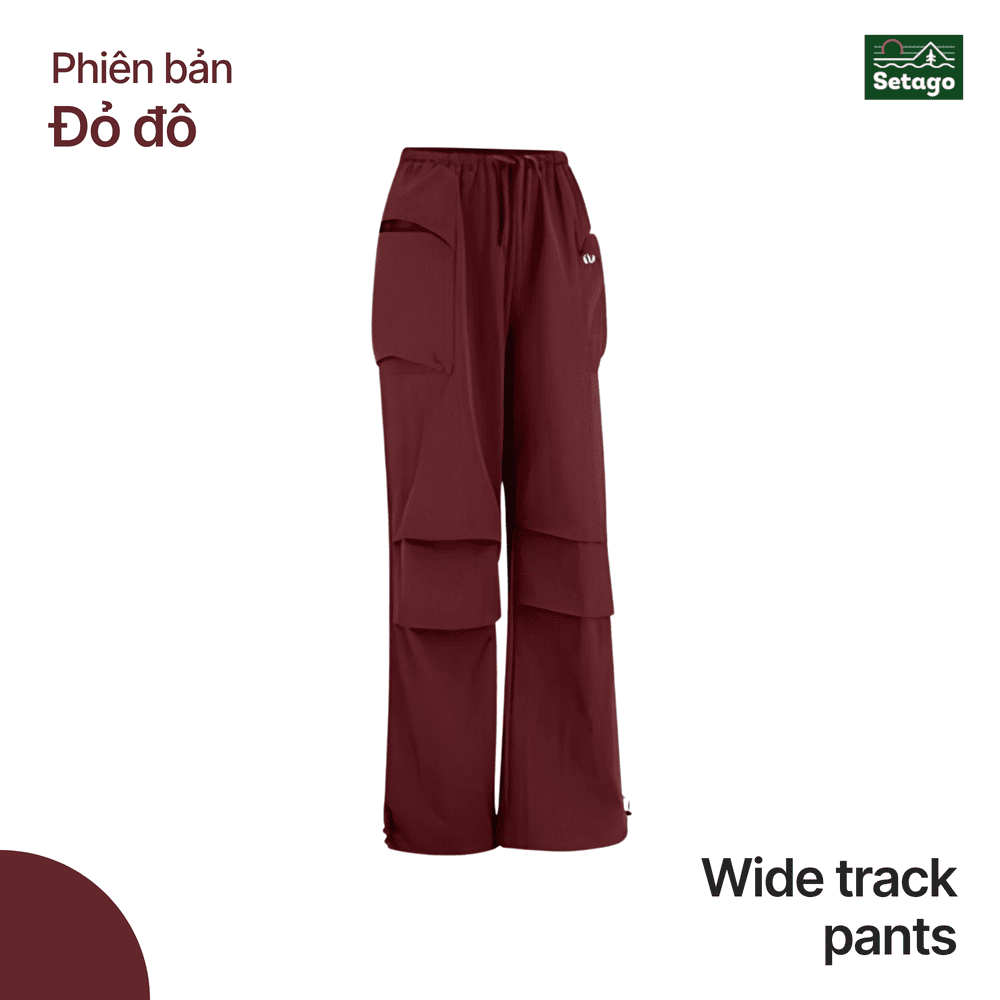 Quần Wide Track Pants Setago ống rộng đa năng