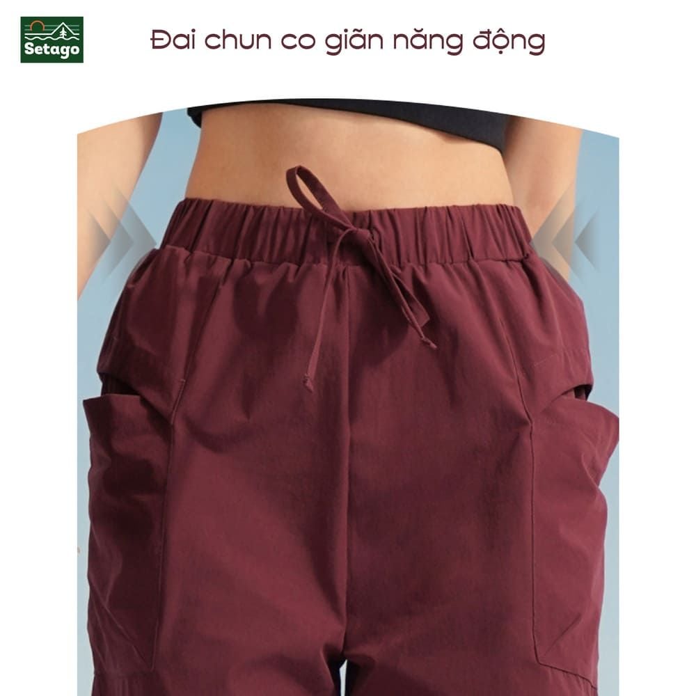 Quần Wide Track Pants Setago ống rộng đa năng