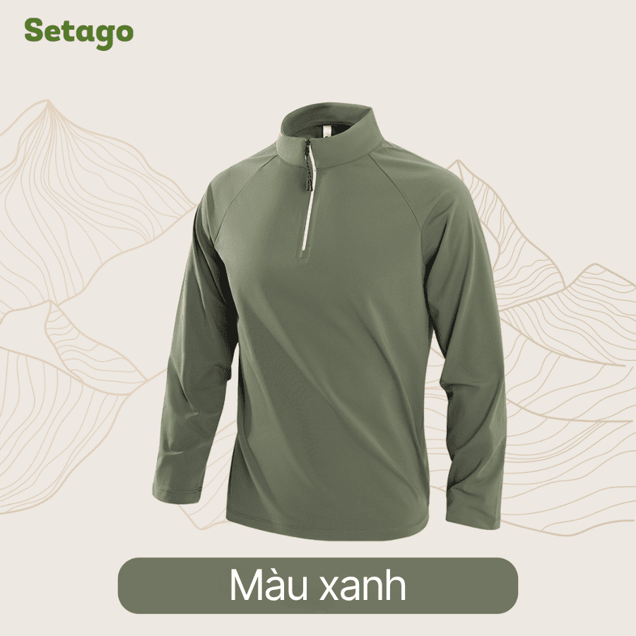 Áo thun Haven Halfzip nhẹ thoáng khí cho nam