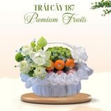  Giỏ Trái Cây Nhập Khẩu Cao Cấp – Hoa Sen Thanh Nhã 