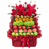  Giỏ Trái Cây Đỏ Sang Trọng Cỡ Lớn | Trái Cây 187 