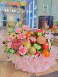  Giỏ Trái Cây Hồng Pastel Dịu Dàng | Trái Cây 187 