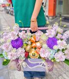  Giỏ Trái Cây Tím Pastel Thanh Lịch | Trái Cây 187 