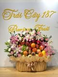  Giỏ Trái Cây Hoa Ly Hồng Cao Cấp | Trái Cây 187 