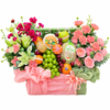  Giỏ Trái Cây Hồng Xanh Thanh Lịch | Trái Cây 187 