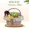  Giỏ Trái Cây  " Mocha Elegance " 