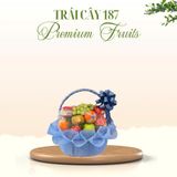  GIỎ TRÁI CÂY TONE XANH DƯƠNG – THANH LỊCH & TINH TẾ 
