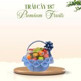  GIỎ TRÁI CÂY TONE XANH DƯƠNG – THANH LỊCH & TINH TẾ 