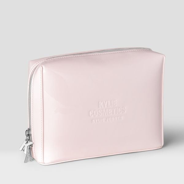 Glossy Pink Makeup Pouch