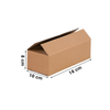  Hộp Carton 3 Lớp Sóng B 18x10x8cm 