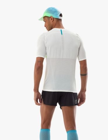 Áo Chạy Bộ Nam Compressport Pro Racing SS TShirt M - STAR WHITE