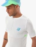  Áo Chạy Bộ Nam Compressport Pro Racing SS TShirt M - STAR WHITE 