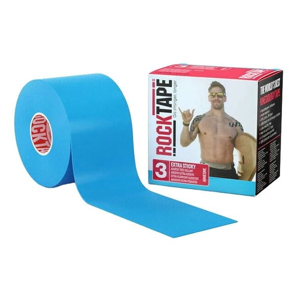 Băng Dán Cơ Thể Thao ROCKTAPE H2O Extra Sticky Tape 5cm x 5m - Blue