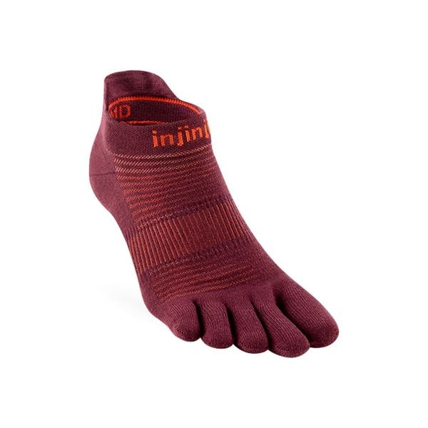 Tất Xỏ Ngón Chạy Bộ Injinji RUN Lightweight No Show - Mahogany