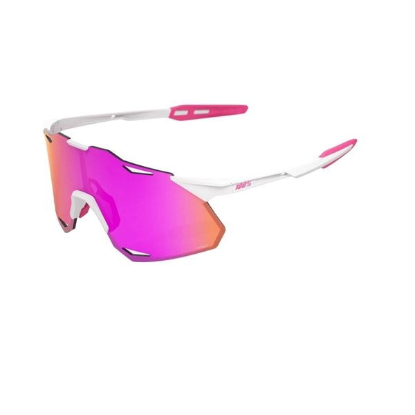 Kính 100% HYPERCRAFT XS Matte White/Pink - HiPER Vital Pink Mirror Lens