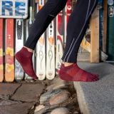  Tất Xỏ Ngón Chạy Bộ Injinji RUN Lightweight No Show - Mahogany 