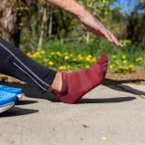  Tất Xỏ Ngón Chạy Bộ Injinji RUN Lightweight No Show - Mahogany 