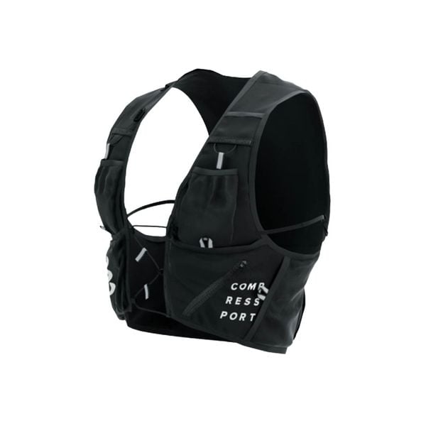 Áo Vest Chạy Địa Hình Compressport UltRun Evo 10 Pack - Black