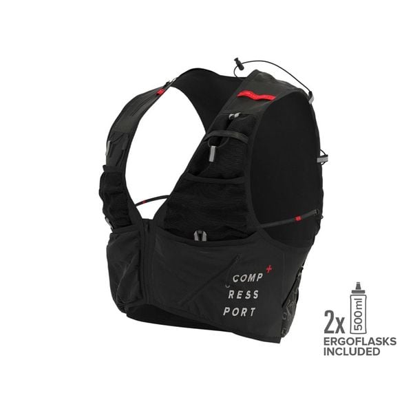 Áo Vest Chạy Địa Hình Compressport UltRun S Pack Evo 15 - Black