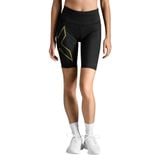  Quần Bó Cơ Nữ 2XU Light Speed Mid-Rise Compression Shorts - BLK/GRF 