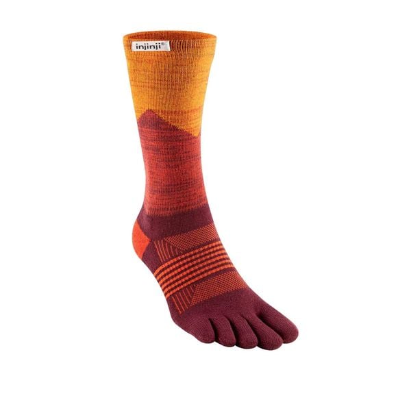 Tất Xỏ Ngón Chạy Địa Hình Injinji Women TRAIL Midweight Crew - Sunset