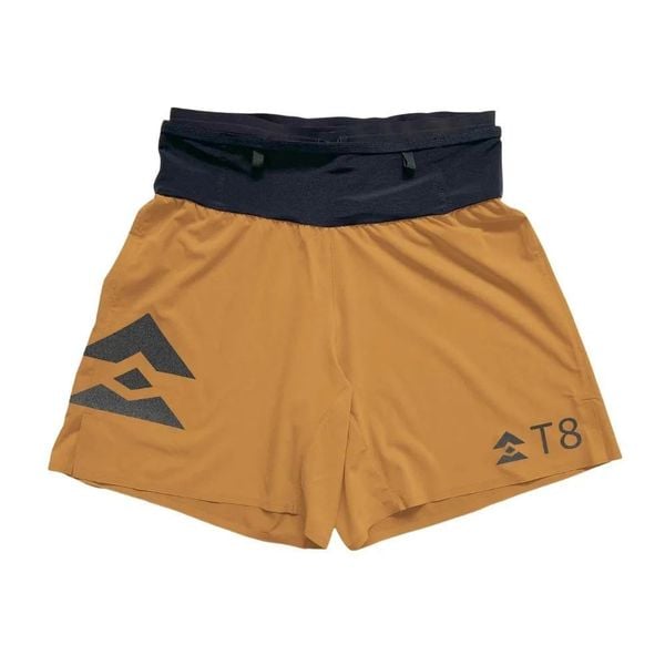 Quần Chạy Bộ Nam T8 Men's Sherpa Shorts - Gold