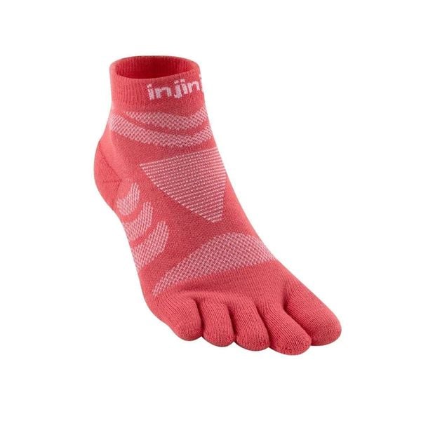 Tất Xỏ Ngón Chạy Đường Dài Injinji Women Ultra Run Mini-Crew - Coral
