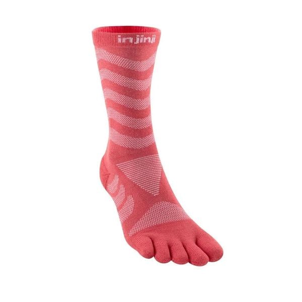 Tất Xỏ Ngón Chạy Đường Dài Injinji Women Ultra Run Crew - Coral