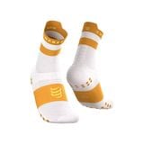  Tất Chạy Bộ Compresspot Pro Racing Socks v4.0 Ultralight Run High - WHITE/SUNFLOWER 
