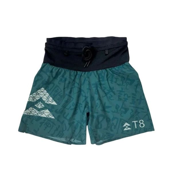 Quần Chạy Bộ Nam T8 Men's Sherpa Shorts - Inked Teal