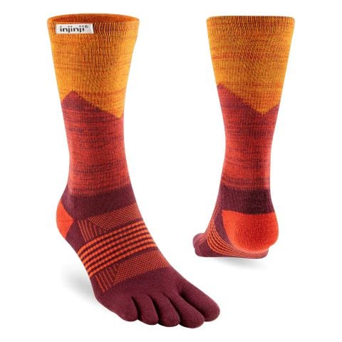 Tất Xỏ Ngón Chạy Địa Hình Injinji Women TRAIL Midweight Crew - Sunset